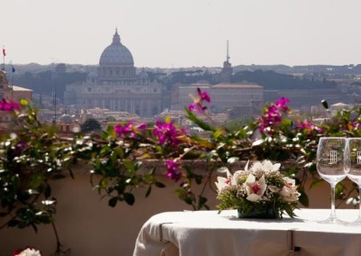 Mediterraneo rooftop view-Rome